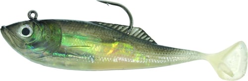 Calcutta FF05MBB Flashfoil Shad, 5 Inch 1 3/8 oz, Mullet, 4/Pack | 768721200054