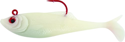 Calcutta FF05CB Flashfoil Shad, 5 Inch 1 3/8 oz, Cross Bone, 4/Pack | 768721200122