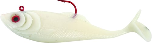 Calcutta FF06CB Flashfoil Shad, 6 Inch 2 1/4 oz, Cross Bone, 4/Pack | 768721200238