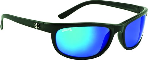 Calcutta RP1BM Rockpile Sunglasses Matte Black Frame/Blue Mirror Lens