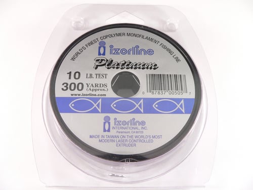 Izorline 005057 Platinum CoPolymer Mono Line 10lb 300yd Green | 087837005057