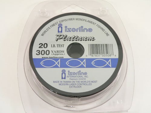 Izorline 005088 Platinum CoPolymer Mono Line 20lb 300yd Green | 087837005088