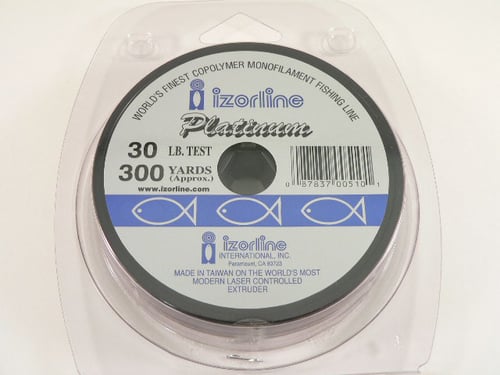 Izorline 005101 Platinum CoPolymer Mono Line 30lb 300yd Green | 087837005101