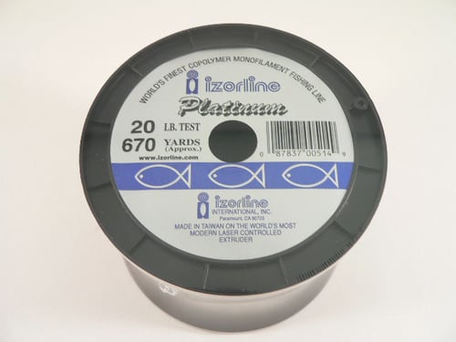 Izorline 005149 Platinum CoPolymer Mono Line 20lb Green 1/4lb Bulk | 087837005149