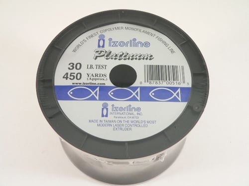 Izorline 005163 Platinum CoPolymer Mono Line 30lb Green 1/4lb Bulk | 087837005163