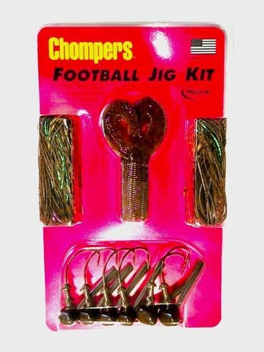 Chompers FBJK001 Football Jig Kit  16 pc kit | 786329010417