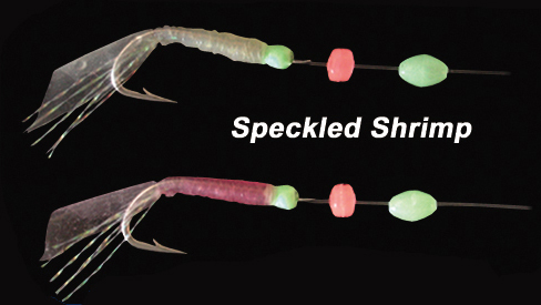 Ahi SB403 Sabiki  Speckled Shrimp Red Body SZ4, ML30, BL20 | 837508000474