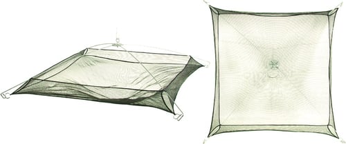 Promar NE201 Umbrella Dip Net 42 Inchx42 Inch Black Net W/Rope | 837508000566