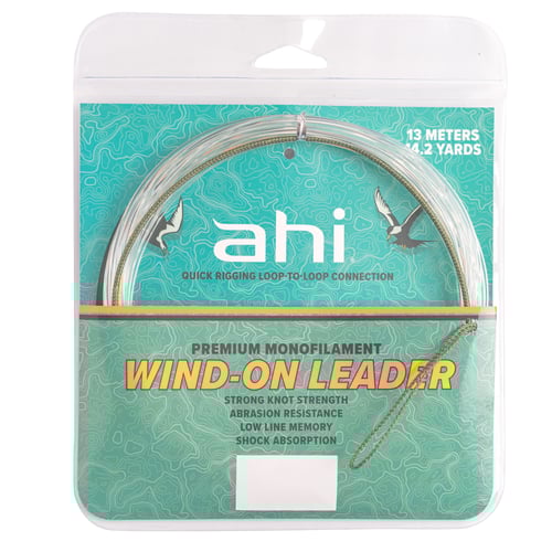 Ahi MW13150 WINDON Mono Leader 150LB  14.2yards 13meters | 837508000511