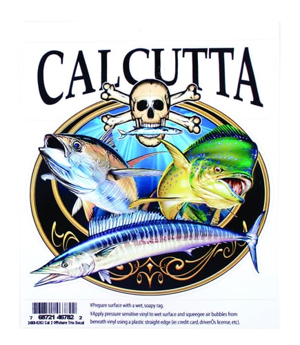 Calcutta CAL2 Offshore Trio Decal | 768721467822