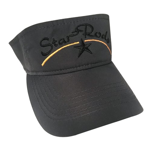 Star Rods BR22339 Visor, Gray with embroidered Logo, Adjustable back | 768721540983