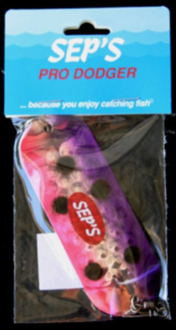 Seps 32700 Pro Dodger 4/0 Pink/Purple Dot Neon | 097969327002