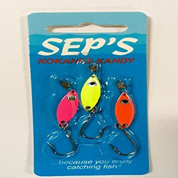 Seps 46100 Kokanee Kandy Spoons 3Pack Solid Flame, Pink | 097969461003