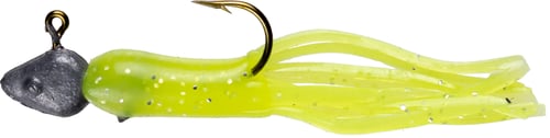 Jerrys 16013 Mini Jig. Red Hook 1/16oz, 5pk., Chartreuse, Chartreuse | 818915002077