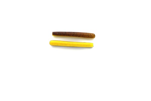 Mutiny Baits 340MB453 4 1/2 Inch Deep Blue Series Tube, 5pk., The Brown | 810032492984