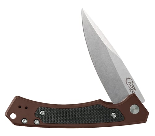 Marilla S35VN Dark brown frame black G-10 Aluminum handle G-10 inlay Locking drop Pt. | 021205258850