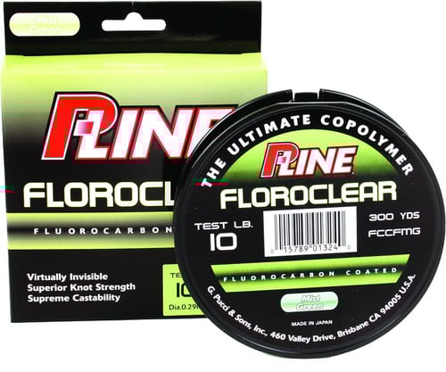 P-Line FCCFMG-20 Floroclear Fluorocarbon Coated Mono 20lb 300yd | 015789013271
