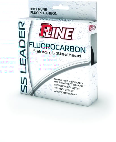P-Line SSFL-100-20 Salmon-Steelhead Fluorocarbon Leader 20lb 100yd | 015789046491