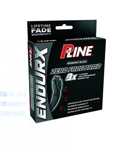 P-Line PEBB-300-15 Endurx No Fade Braid 15lb 300yd Midnight Black | 015789056643