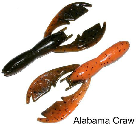Netbait N33131 Paca Craw, 5 Inch Alabama Craw, 8/Pack | 665685331315