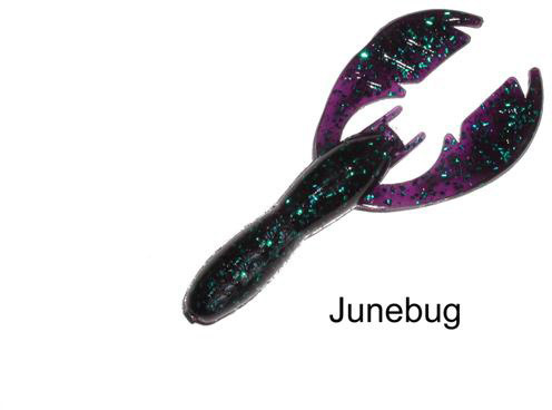 Netbait N33005 Paca Craw, 5 Inch Junebug, 8/Pack | 665685330059