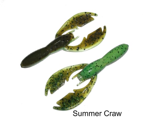Netbait N35219 Baby Paca Craw, 4 Inch Summer Craw, Floating, 9/Pack | 665685352198