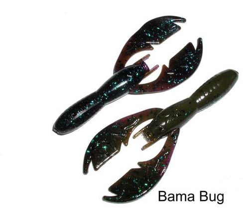 Netbait N33010 Paca Craw, 5 Inch, Bama Bug, 8/Pack | 665685330103