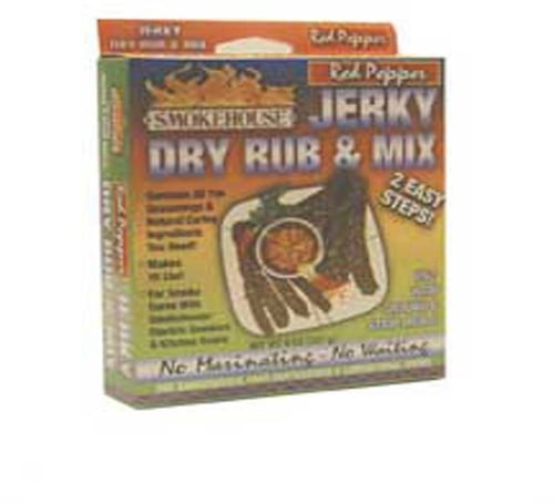 Smokehouse 9751-003-0000 Jerky Dry Rub & Mix Red Pepper 8 Oz