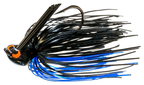 Z-Man CEFL58-01 Crosseyez Flipping Jig 5/8 oz Black/Blue