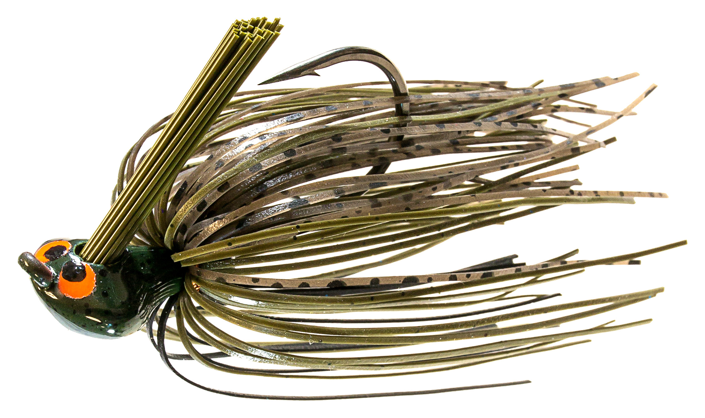 Z-Man CEFL58-02 Crosseyez Flipping Jig 5/8 oz Green Pumpkin