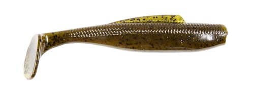 ZMan DMIN546PK4 Elaztech Diezel MinnowZ Swimbait, 5 Inch Green Pumpkin | 810013860221