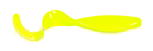 ZMan STKCRL583PK4 Streakz Curly Tailz 5 Inch Hot Chartreuse 4 Pack | 810013860153