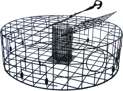 SMI 19003 Crab Trap Round 4Gate 30 Inch Dia. X 9 Inch H w/Bait Cage | 094628190038