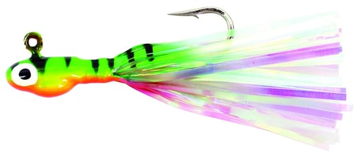 Dons Jigs PBGF2014 Pot Bellie Jig 1/4 oz, Glitter Tail/Firetiger Head | 802392100180