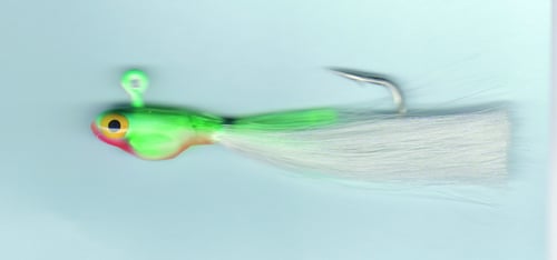 Dons Jigs PBGF2038 Pot Bellie Jig 3/8 oz, Glitter Tail/Firetiger Head | 802392100203
