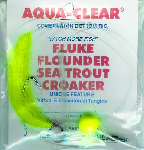 Aqua Clear FW4YFCH Single Leader Fluke/Flounder/Trout Cht Float/Cht | 692760137586
