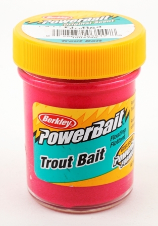 Berkley BTBFR2 PowerBait Trout Bait Fl. Red 1.75oz Jar