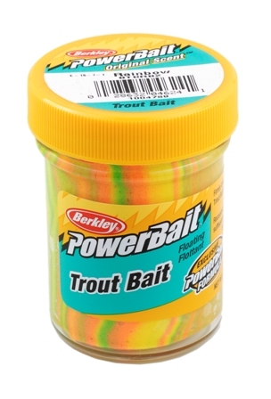 Berkley BTBRB2 PowerBait Trout Bait Rainbow 1.75oz Jar