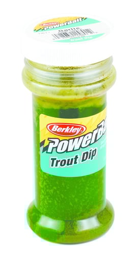 Berkley TDIP-GRLC PowerBait Trout Dip Garlic Mint 5oz Plastic Bottle | 028632158012