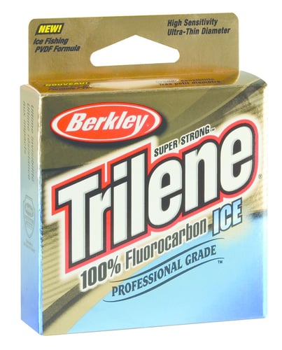 Berkley TFIPS2-15 Trilene 100% Fluorocarbon Ice Line 2Lb 75yd Clear