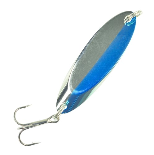 Johnson SPT1/8NNB Splinter Spoon 1 3/8 Inch, 1/8 oz, Nickel Nickel Blue | 022021060221