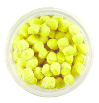 Berkley CNGY PowerBait Chroma-Glow Crappie Nibbles Glow Yellow 1.1oz