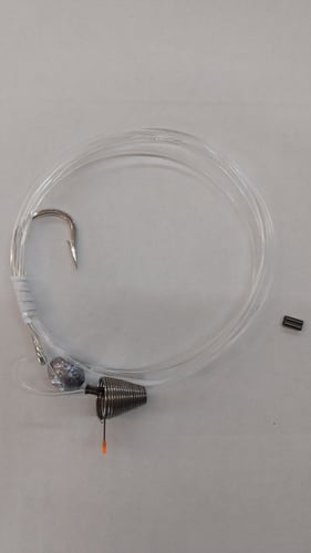 Blue Water Candy 00070 Naked Ballyhoo Rig, 7/0 Hook, Includes | 091533000704
