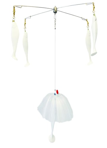 Blue Water Candy 01516 4Arm Umbrella with Parachute, 4 oz, White | 091533015166