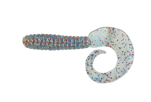 Blue Water Candy 83207 Swirl Tail Lure, 4 Inch, Christmas Tree, 12/Pack | 091533832077