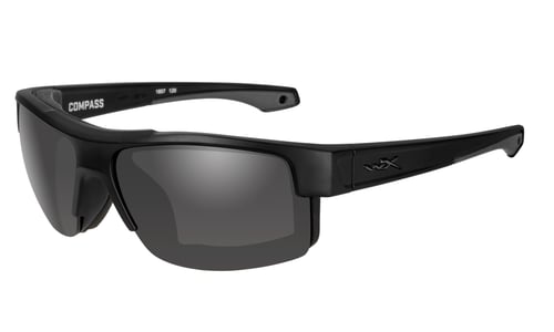 WileyX CCCMP01 WX COMPASS Sunglasses  Smoke Grey Lens/Matte | 712316005340