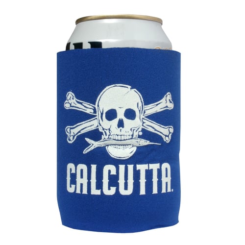 Calcutta CPCRB Pocket Can Cooler Royal Blue w/Wht Logo | 768721495801