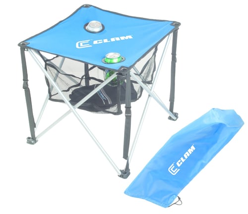 Clam 9180 Quick-Pack Table Square w/Carry Case