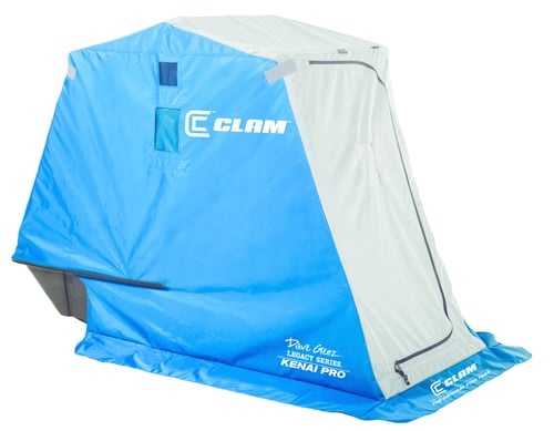 Clam 109710 Kenai Pro Tent Shelter 1-Person, Blue/Gray