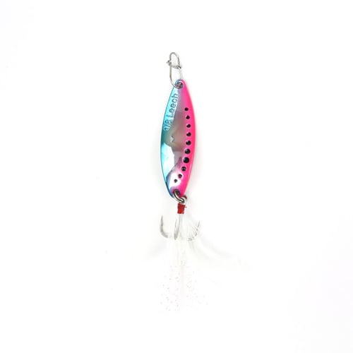 Clam 110116 Leech Flutter Spoon 1/8oz, Size 10, Rainbow